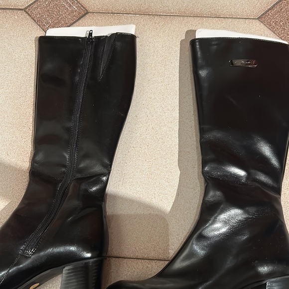 HEELED PALMROTH LEATHER BOOTS - Picture 4 of 6